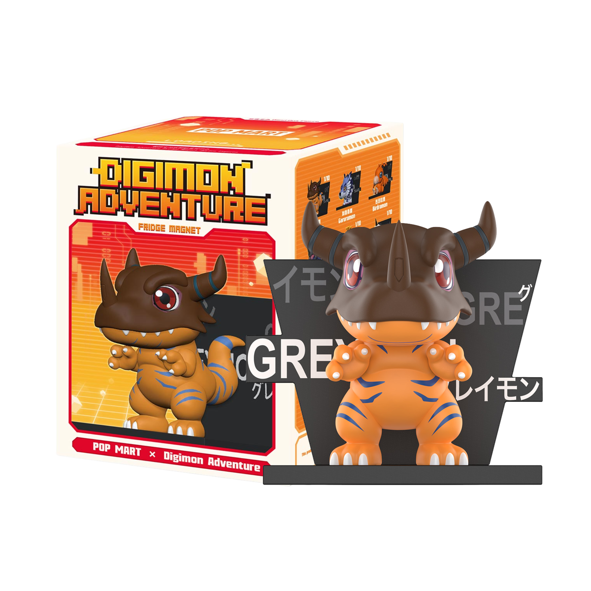 POP MART x Digimon Adventure Fridge Magnet Series Figures-Single Box (Random)-Pop Mart-Ace Cards & Collectibles