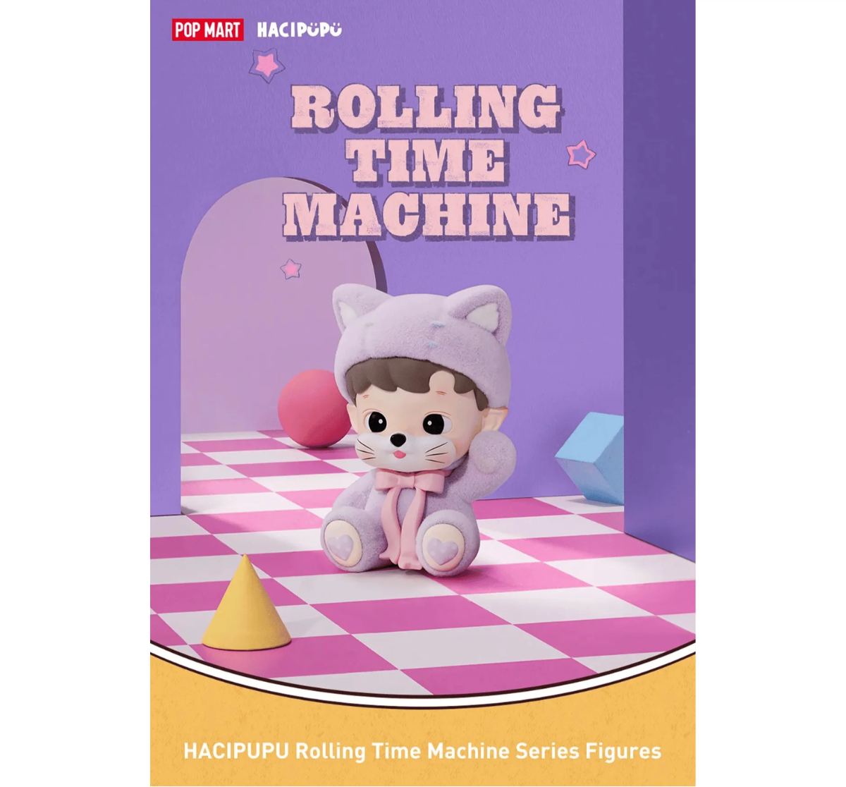 POP MART x HACIPUPU Rolling Time Machine Series Figures-Single Box (Random)-Pop Mart-Ace Cards & Collectibles