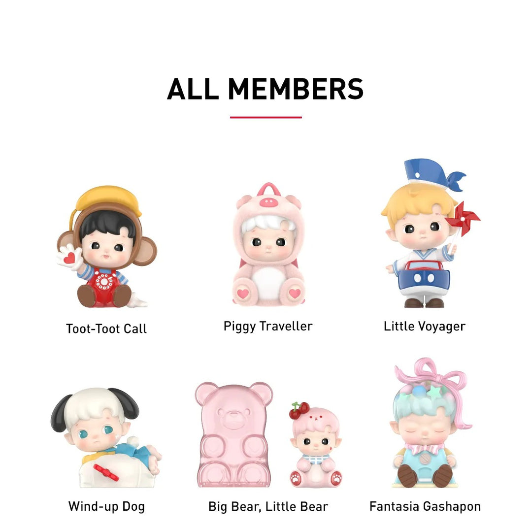 POP MART x HACIPUPU Rolling Time Machine Series Figures-Single Box (Random)-Pop Mart-Ace Cards & Collectibles