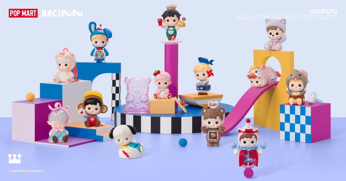 POP MART x HACIPUPU Rolling Time Machine Series Figures-Single Box (Random)-Pop Mart-Ace Cards & Collectibles