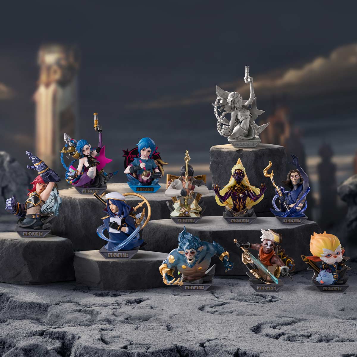 POP MART x League of Legends: Arcane Collectible Figures-Single Box (Random)-Pop Mart-Ace Cards & Collectibles