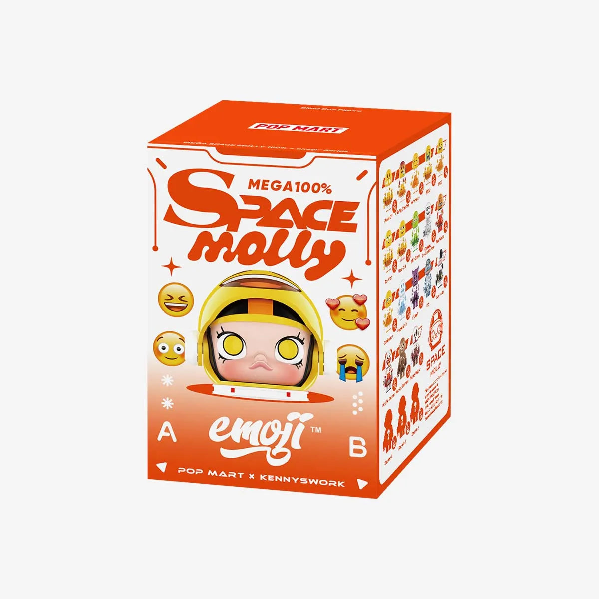 POP MART x MEGA SPACE MOLLY 100% emoji™ Series-Single Box (Random)-Pop Mart-Ace Cards & Collectibles