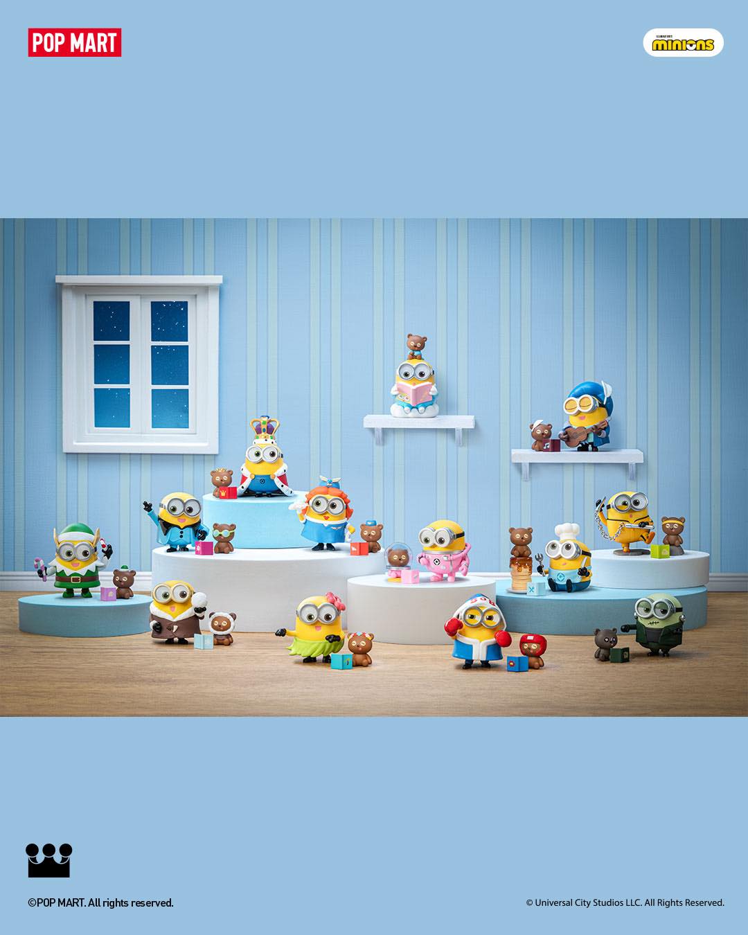 POP MART x Minions Bedtime Stories by Bob and Tim Series Figures-Single Box (Random)-Pop Mart-Ace Cards & Collectibles