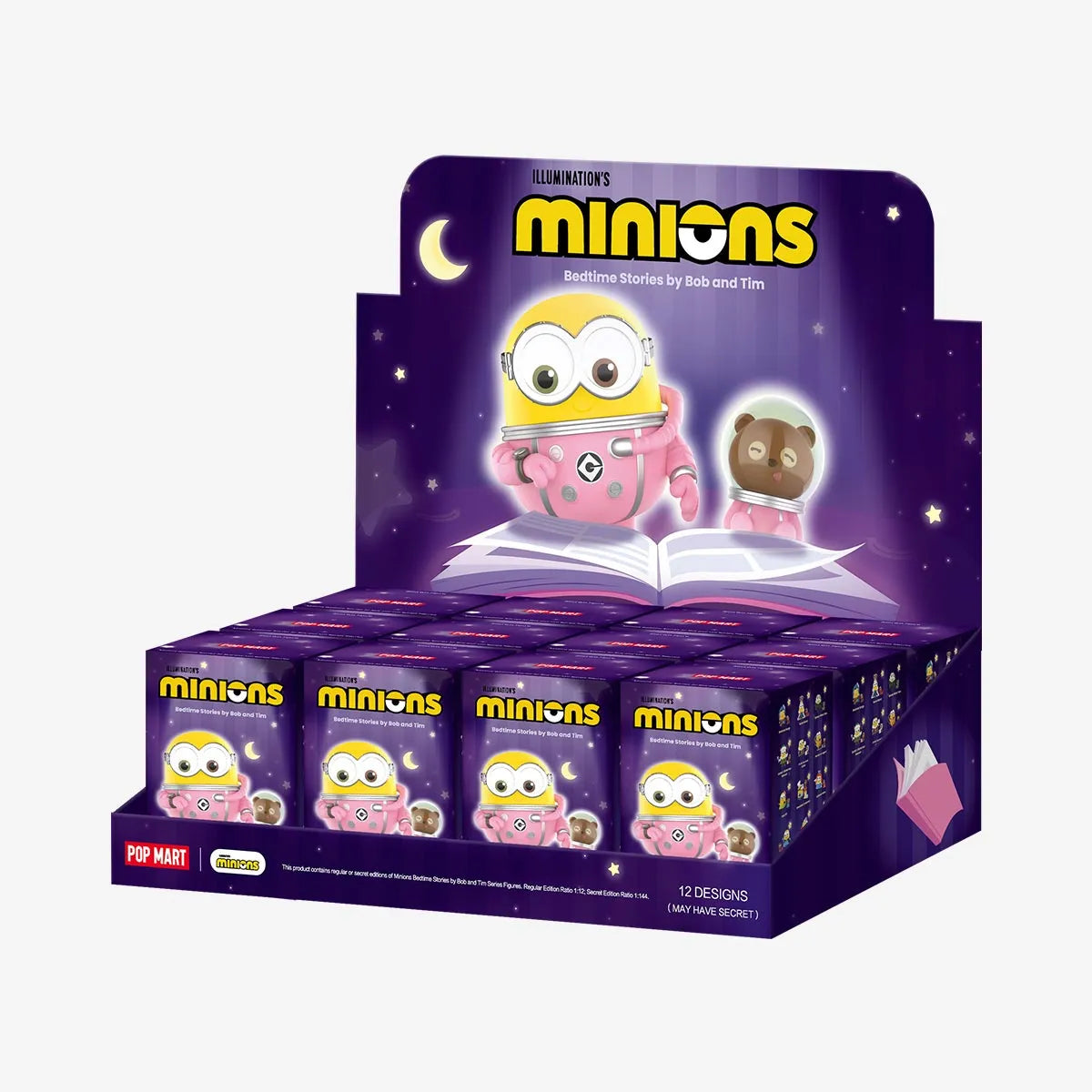POP MART x Minions Bedtime Stories by Bob and Tim Series Figures-Single Box (Random)-Pop Mart-Ace Cards & Collectibles