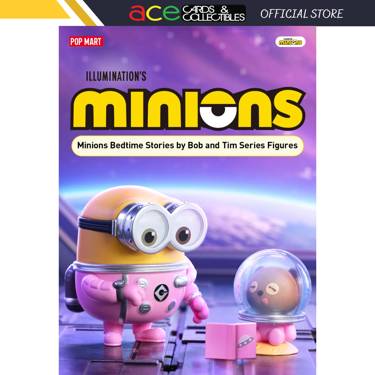 POP MART x Minions Bedtime Stories by Bob and Tim Series Figures-Single Box (Random)-Pop Mart-Ace Cards & Collectibles