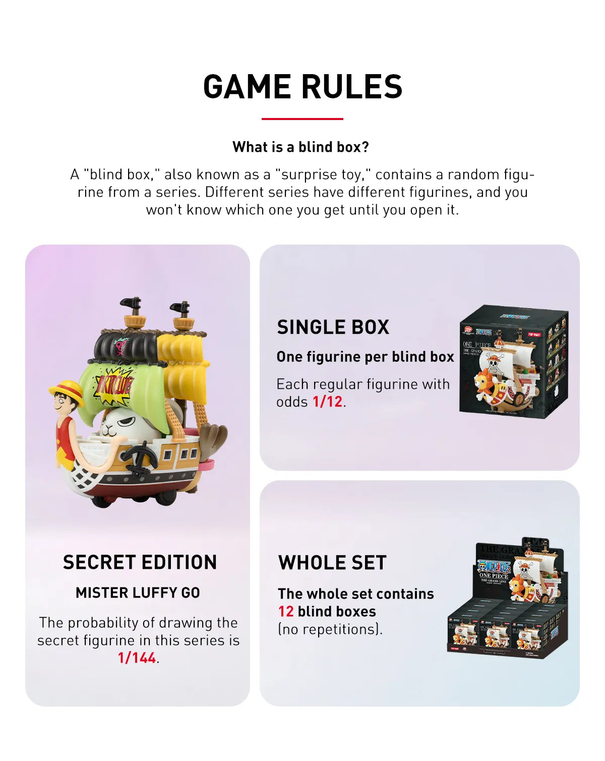 POP MART x One Piece - The Grand Line Series Vehicles-Single Box (Random)-Pop Mart-Ace Cards & Collectibles