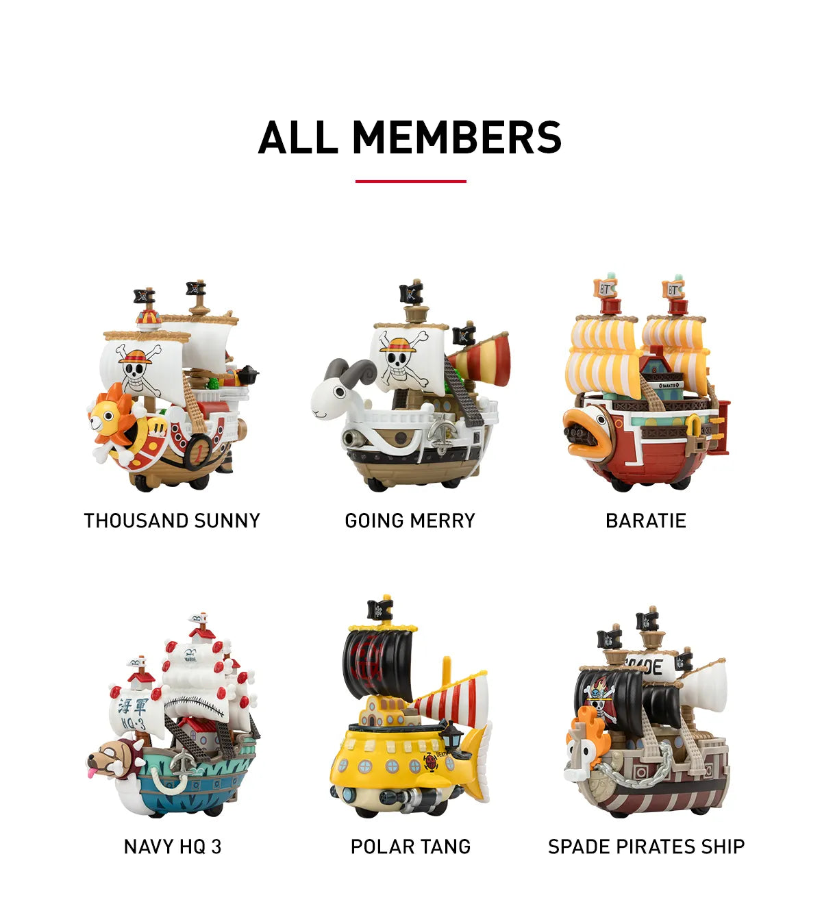 POP MART x One Piece - The Grand Line Series Vehicles-Single Box (Random)-Pop Mart-Ace Cards & Collectibles
