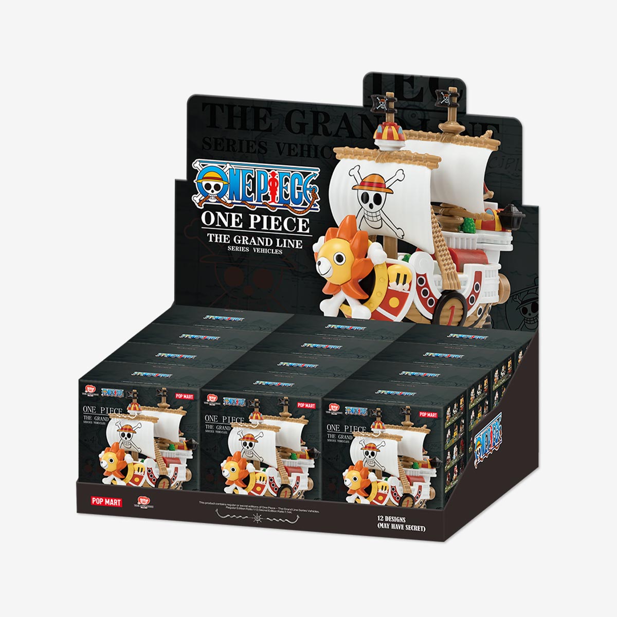 POP MART x One Piece - The Grand Line Series Vehicles-Whole Box (12pcs)-Pop Mart-Ace Cards & Collectibles