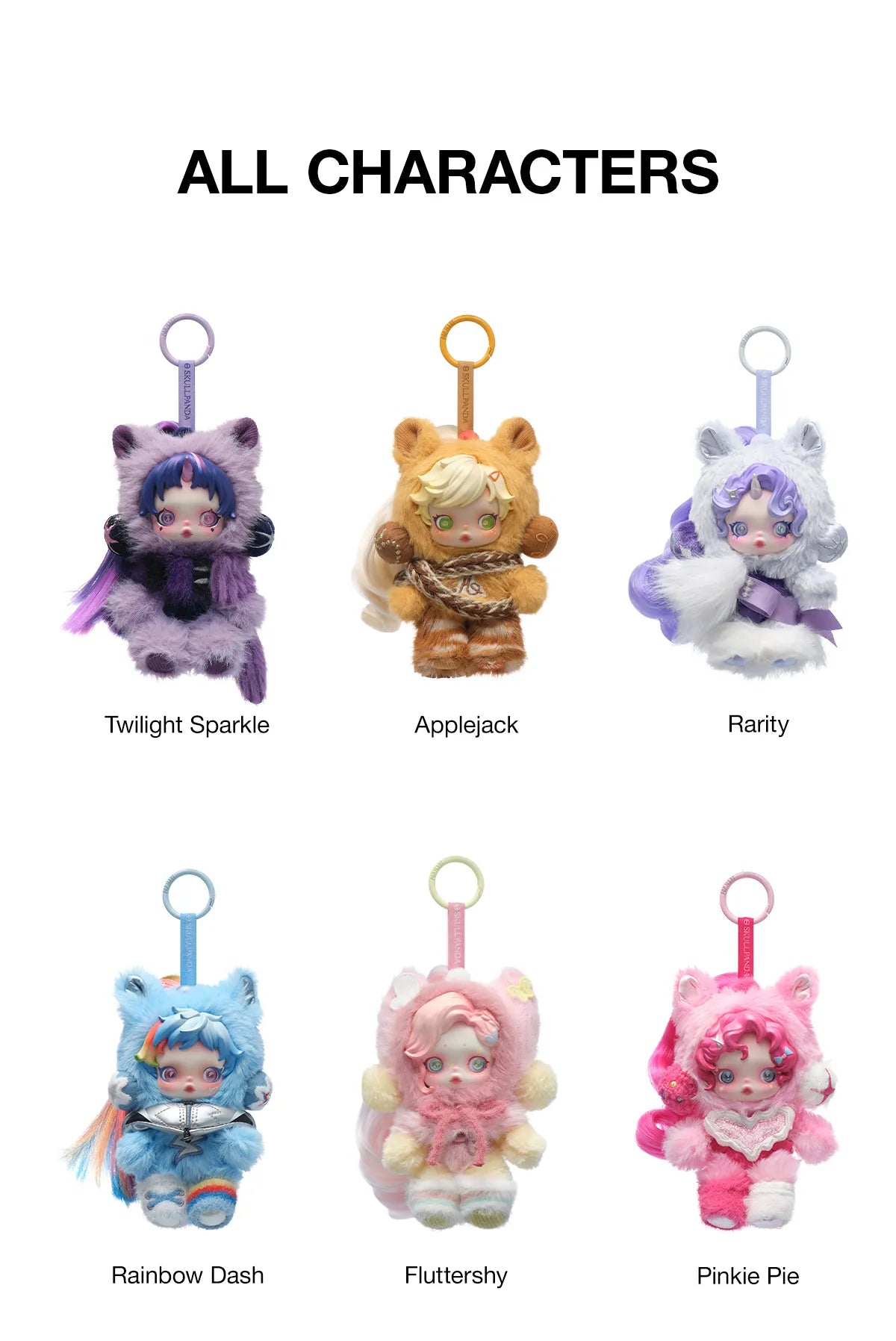 POP MART x SKULLPANDA x My Little Pony Series Plush Doll Pendant-Single Box (Random)-Pop Mart-Ace Cards & Collectibles