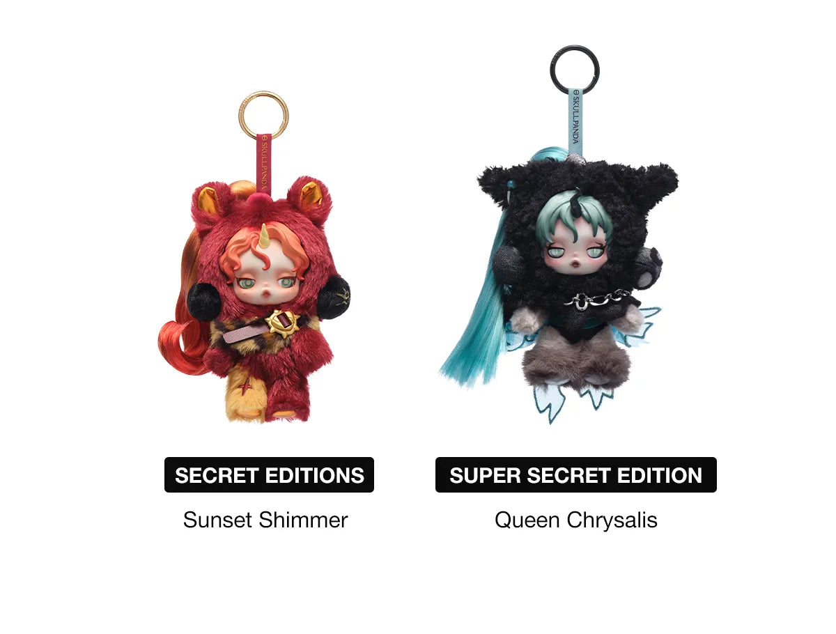 POP MART x SKULLPANDA x My Little Pony Series Plush Doll Pendant-Single Box (Random)-Pop Mart-Ace Cards & Collectibles