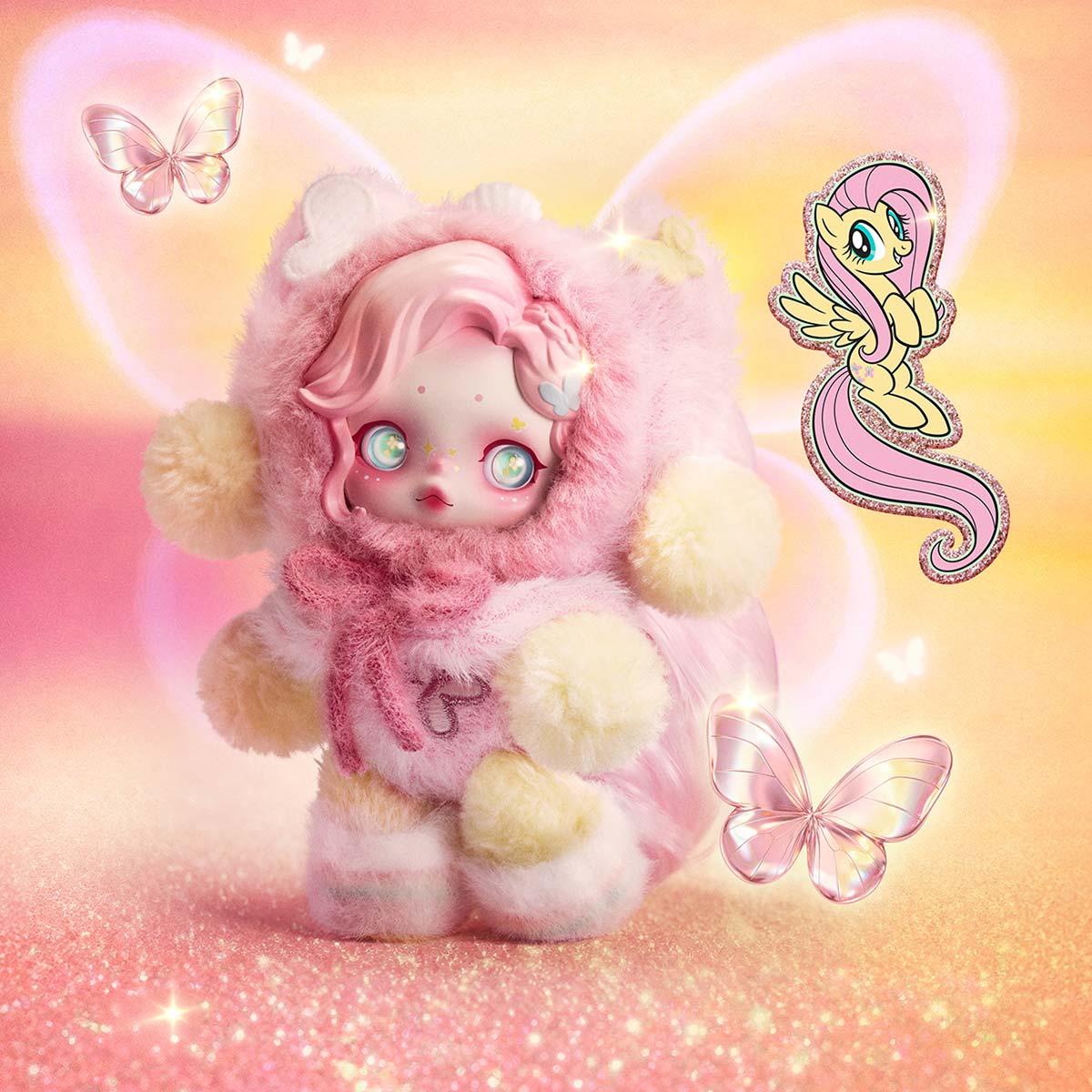 POP MART x SKULLPANDA x My Little Pony Series Plush Doll Pendant-Single Box (Random)-Pop Mart-Ace Cards & Collectibles