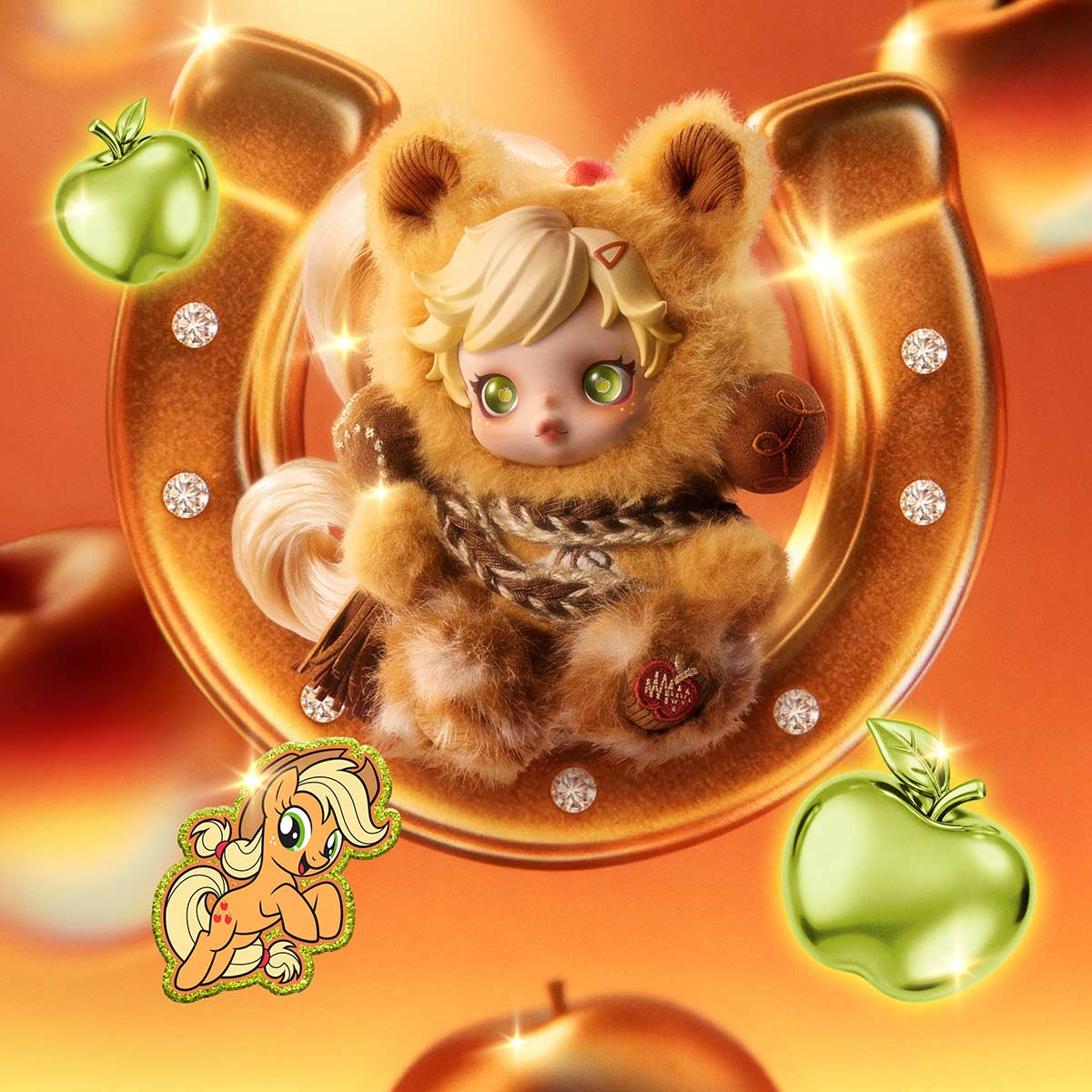 POP MART x SKULLPANDA x My Little Pony Series Plush Doll Pendant-Single Box (Random)-Pop Mart-Ace Cards & Collectibles