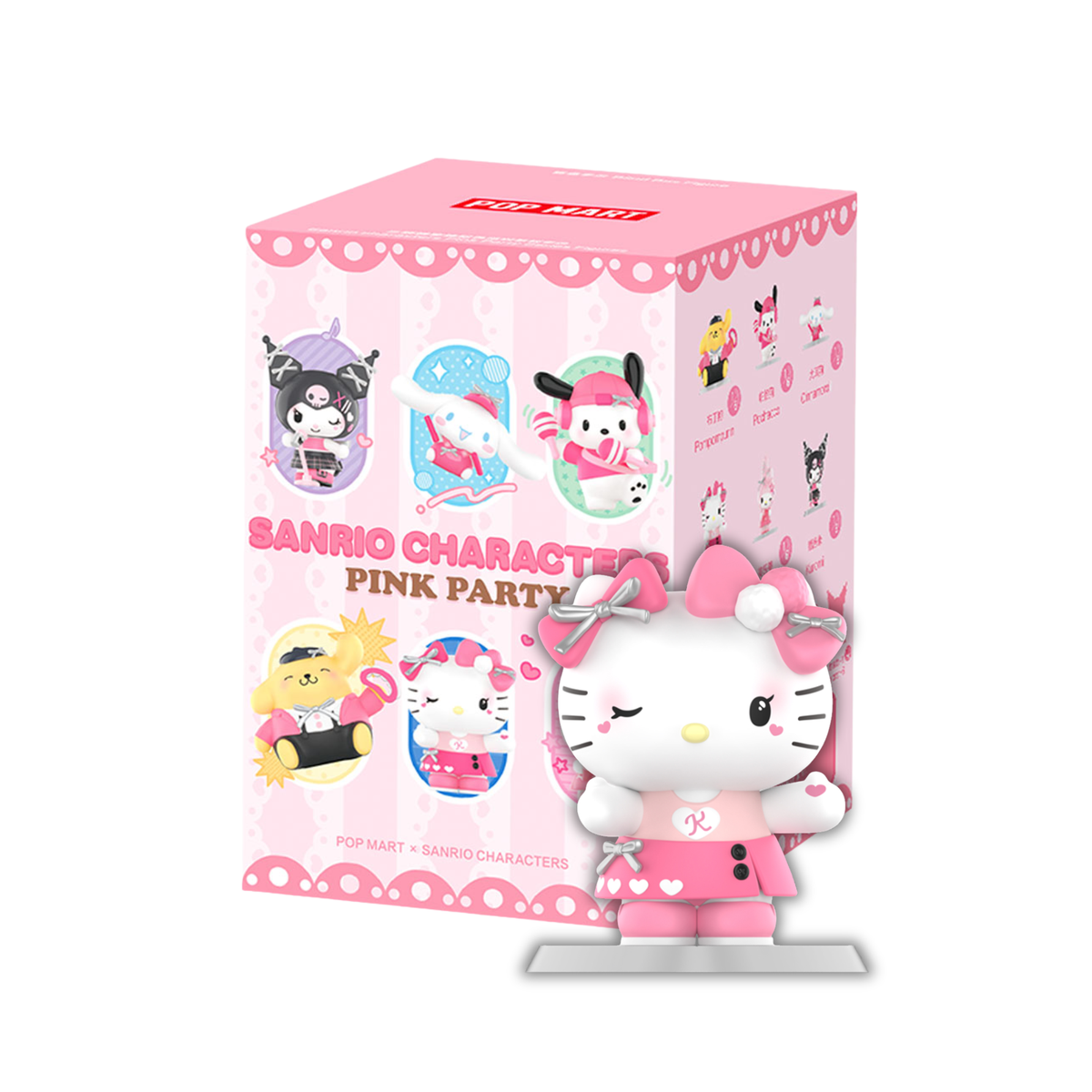POP MART x Sanrio Characters Pink Party Series Figures-Single Box (Random)-Pop Mart-Ace Cards & Collectibles