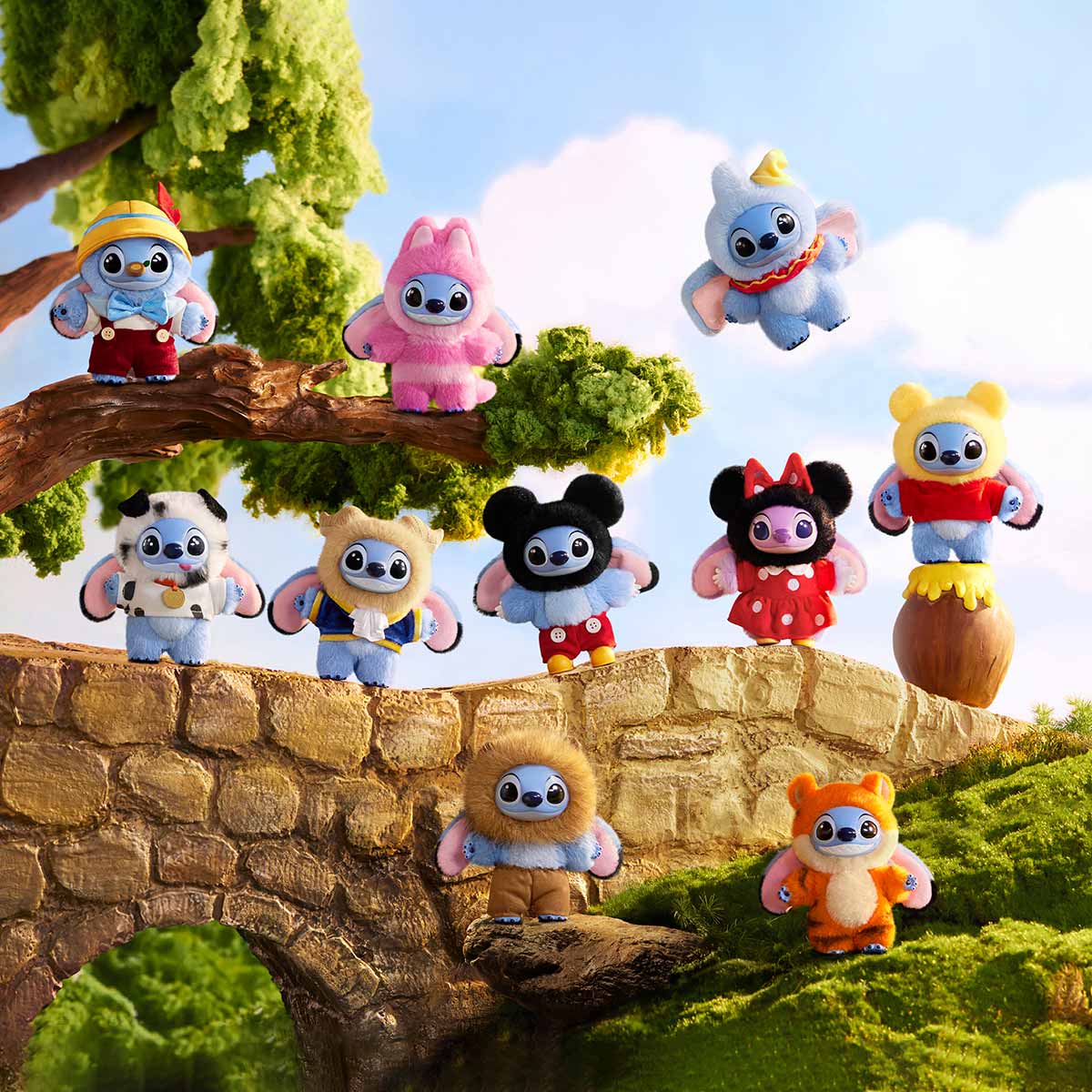 POP MART x Stitch Adventure Series Vinyl Plush Pendant-Single Box (Random)-Pop Mart-Ace Cards & Collectibles