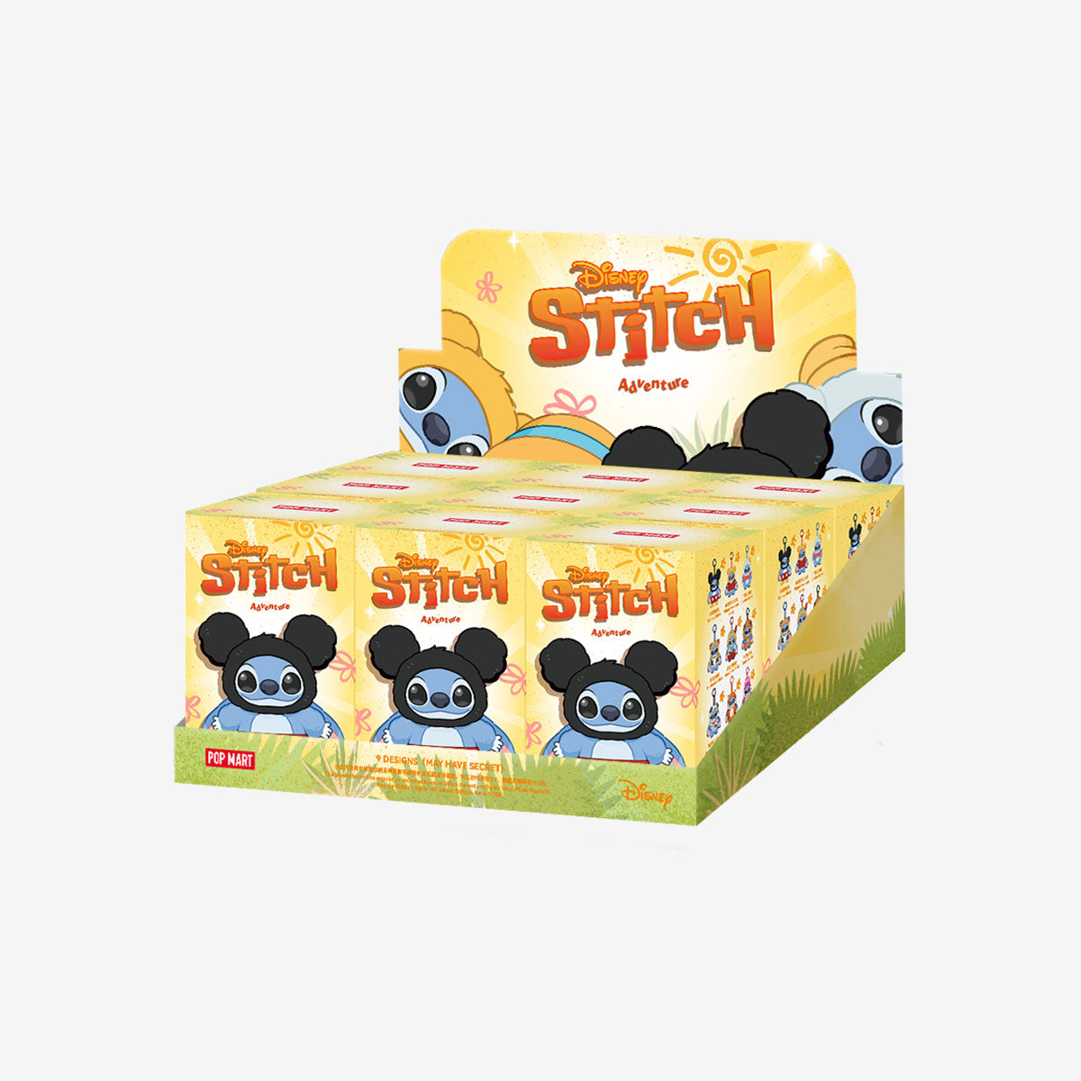 POP MART x Stitch Adventure Series Vinyl Plush Pendant-Whole Box (9pcs)-Pop Mart-Ace Cards & Collectibles