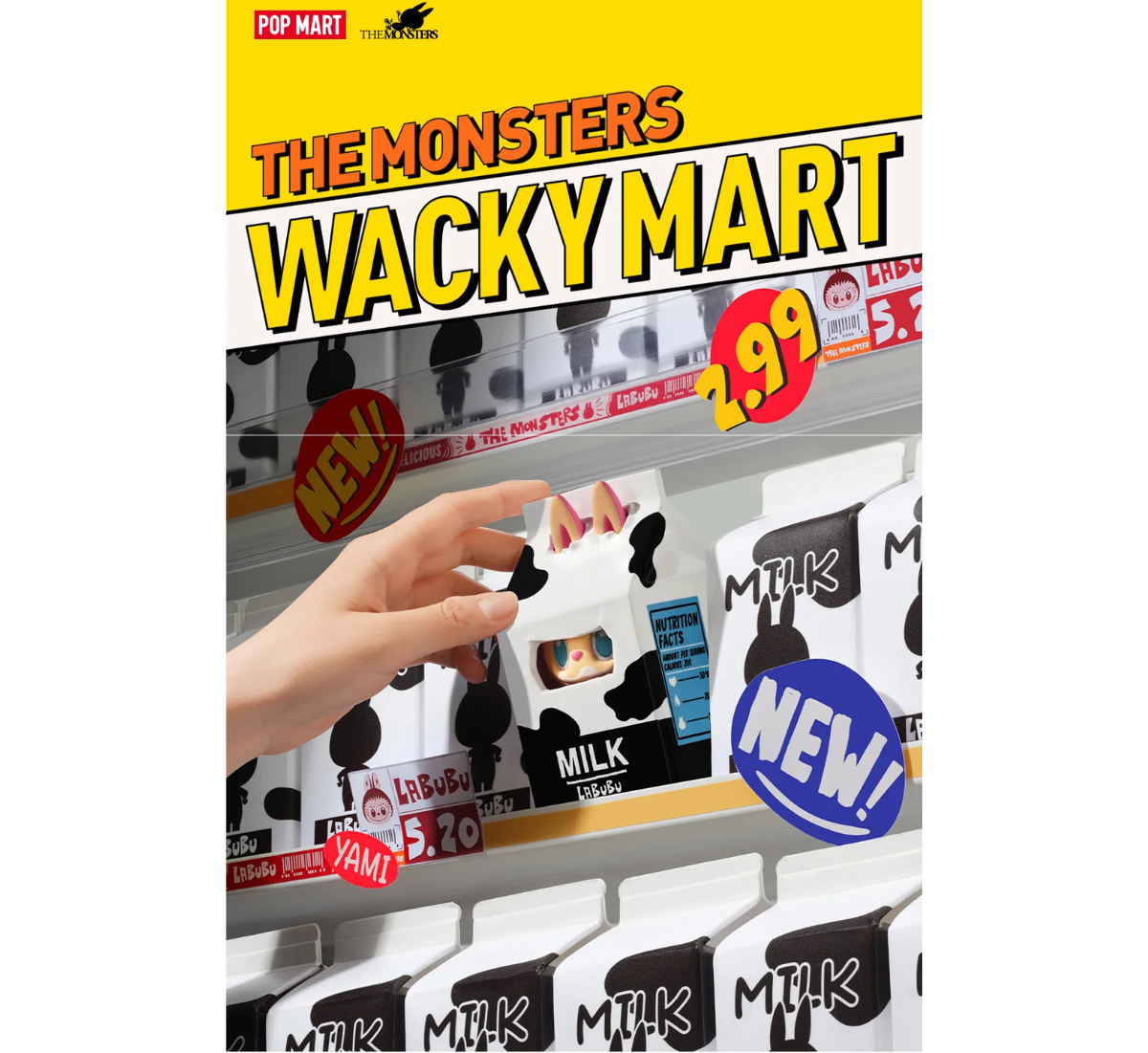 POP MART x THE MONSTERS Wacky Mart Figures Series-Single Box (Random)-Pop Mart-Ace Cards & Collectibles