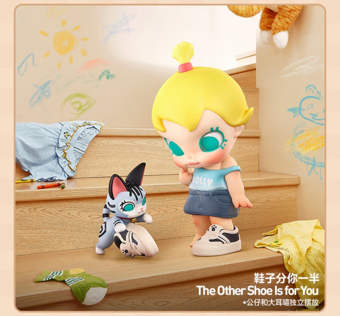 POPMART x Baby Molly & Baby Tabby Series Figures-Single Box (Random)-Pop Mart-Ace Cards & Collectibles