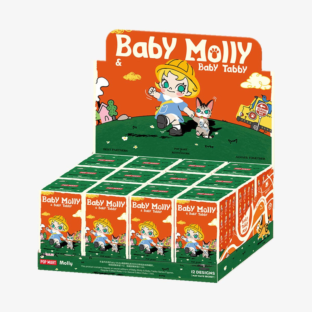 POPMART x Baby Molly & Baby Tabby Series Figures-Single Box (Random)-Pop Mart-Ace Cards & Collectibles