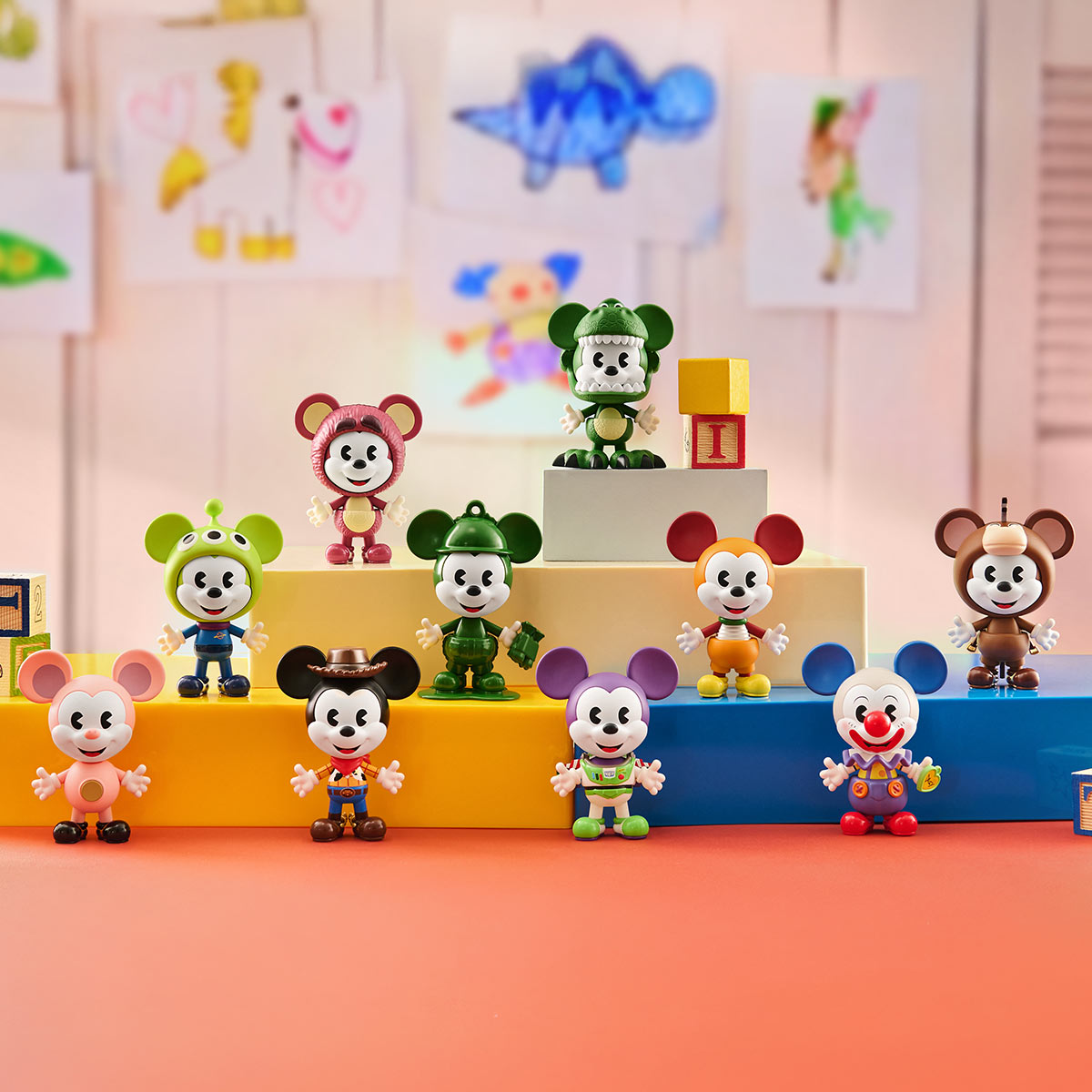 POPMART x Disney Mickey Remixed: Mickey Meets Pixar Series Figures Blind Box-Single Box (Random)-Pop Mart-Ace Cards & Collectibles