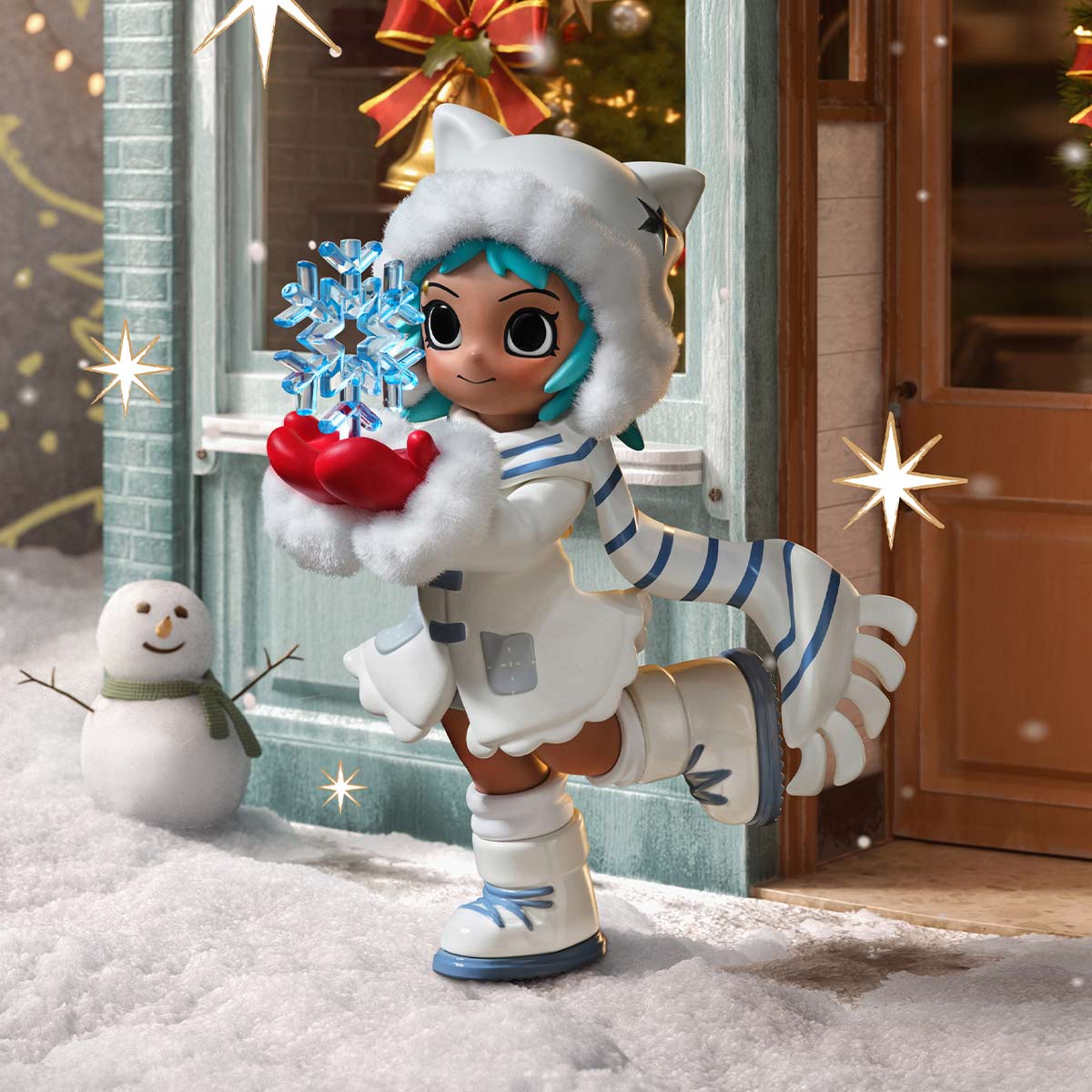 POPMART x Lil Peach Riot Holiday Mixtape Series Figures Blind Box-Single Box (Random)-Pop Mart-Ace Cards & Collectibles