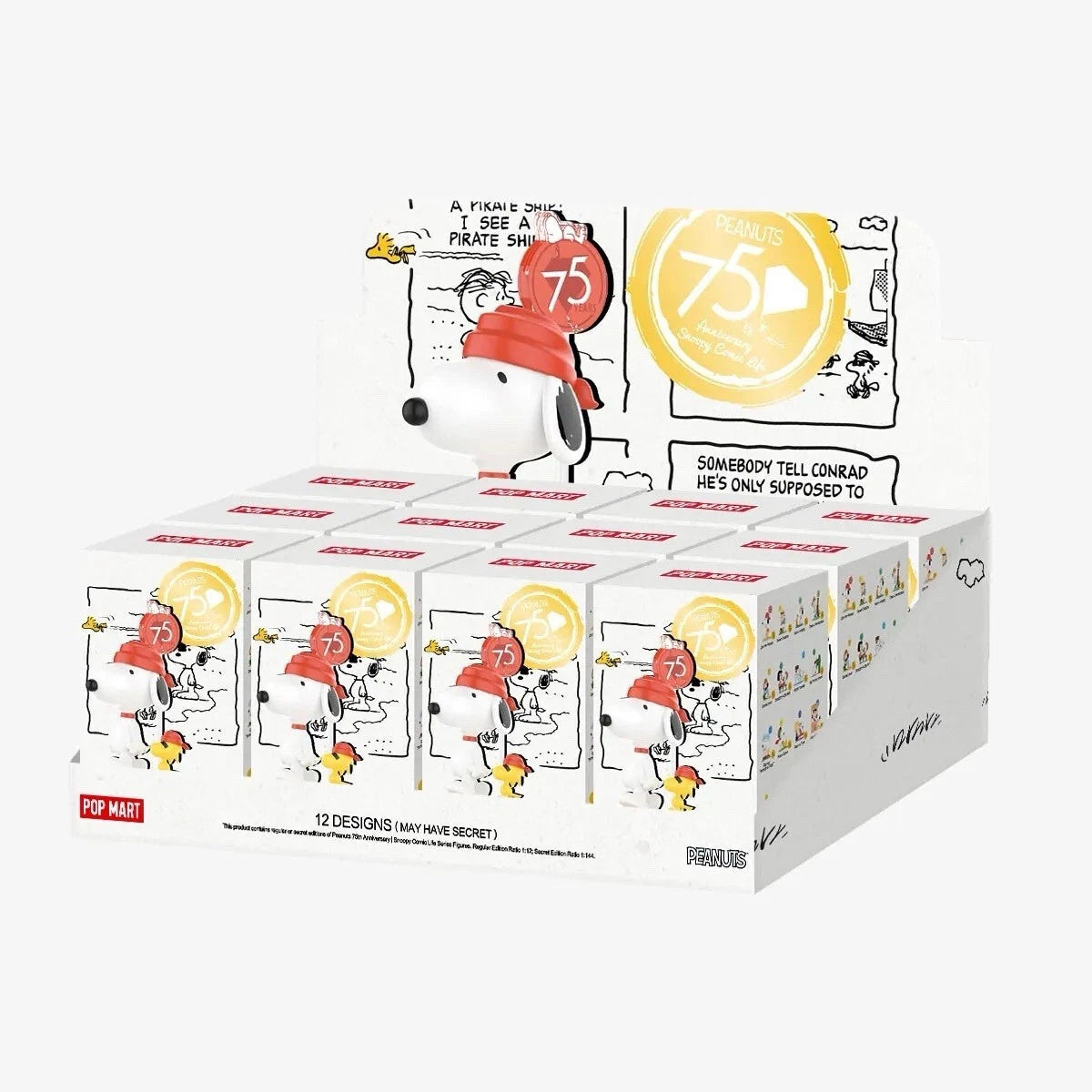 POPMART x Peanuts 75th Anniversary Snoopy Comic Life Series Figures-Display Box (12pcs)-Pop Mart-Ace Cards & Collectibles