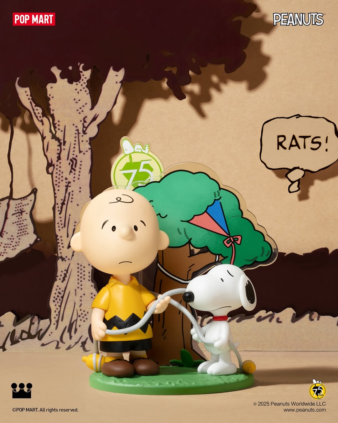 POPMART x Peanuts 75th Anniversary Snoopy Comic Life Series Figures-Single Box (Random)-Pop Mart-Ace Cards & Collectibles