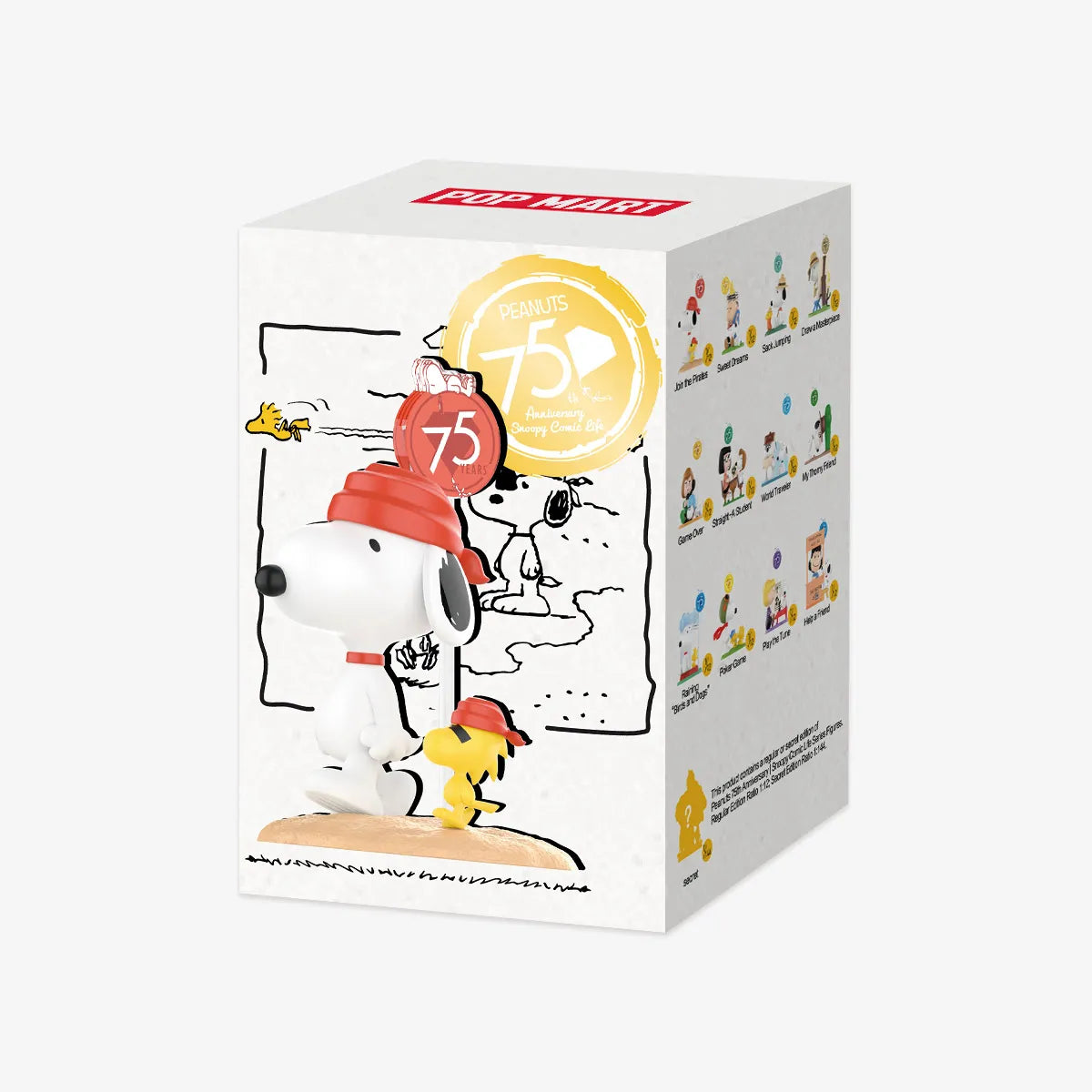 POPMART x Peanuts 75th Anniversary Snoopy Comic Life Series Figures-Single Box (Random)-Pop Mart-Ace Cards & Collectibles