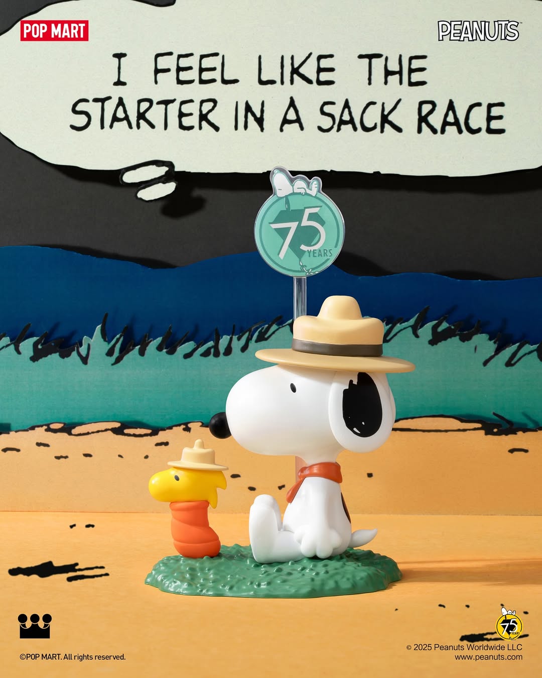 POPMART x Peanuts 75th Anniversary Snoopy Comic Life Series Figures-Single Box (Random)-Pop Mart-Ace Cards & Collectibles