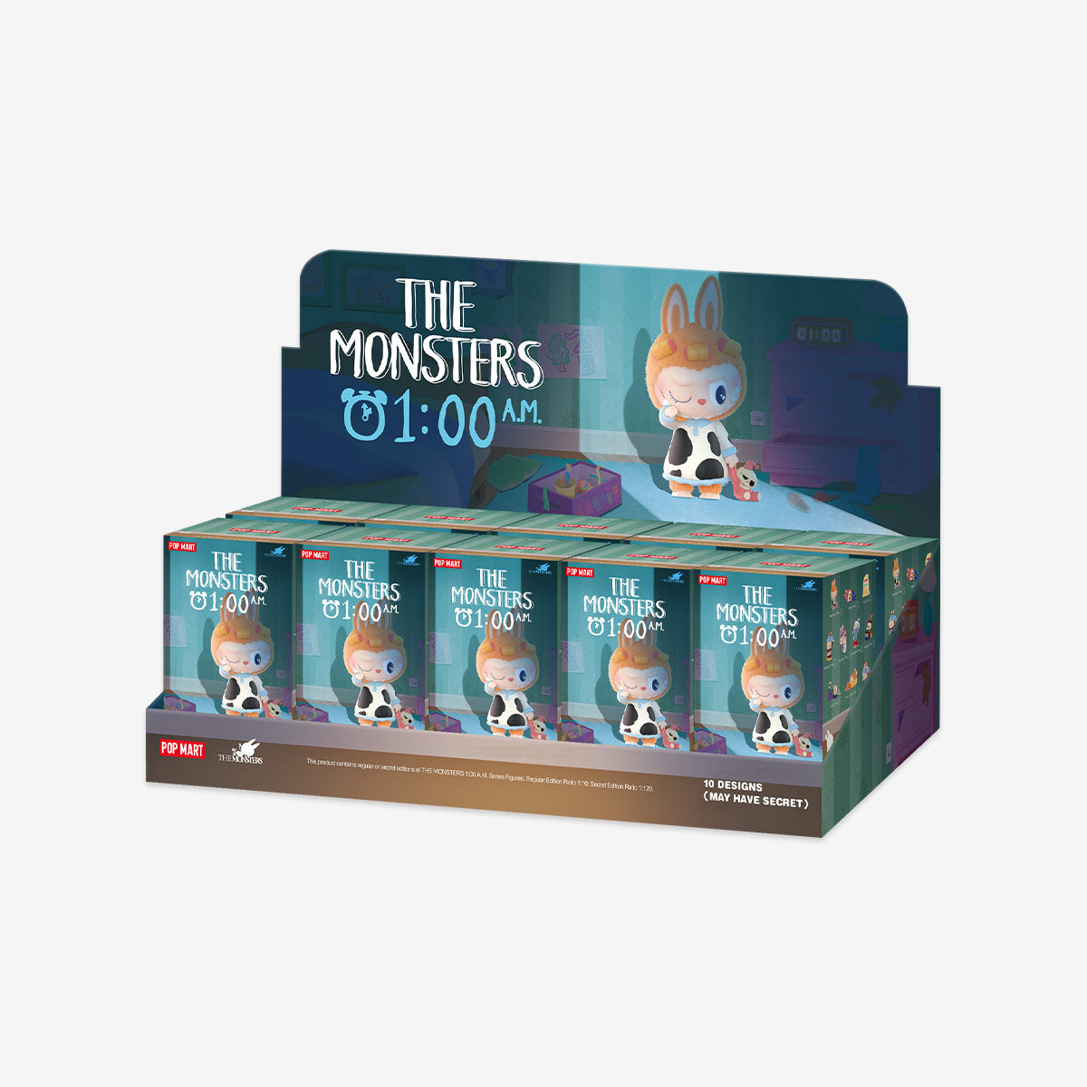 POPMART x The Monsters 1:00 AM Series Figures Blind Box-Single Box (Random)-Pop Mart-Ace Cards & Collectibles