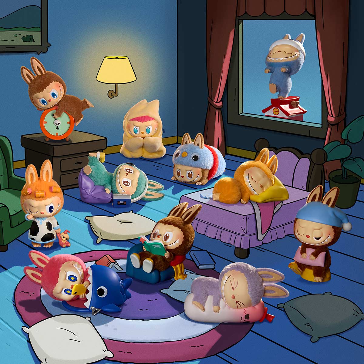 POPMART x The Monsters 1:00 AM Series Figures Blind Box-Single Box (Random)-Pop Mart-Ace Cards & Collectibles