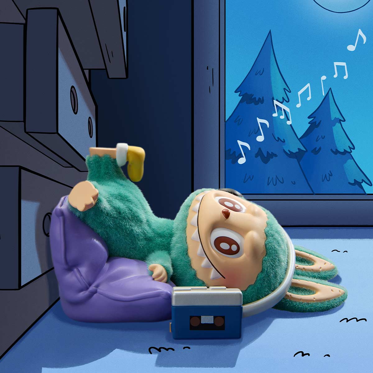 POPMART x The Monsters 1:00 AM Series Figures Blind Box-Single Box (Random)-Pop Mart-Ace Cards & Collectibles