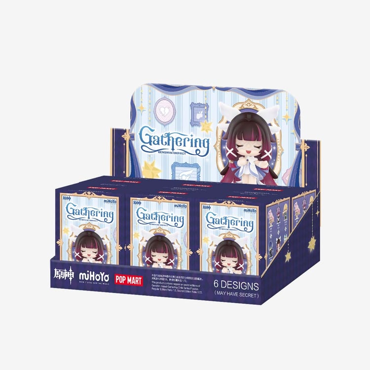 POPMART x miHoYo Genshin Impact "Carnival Gathering” Series Chibi Figures Blind Box-Whole Box (6pcs)-Pop Mart-Ace Cards & Collectibles