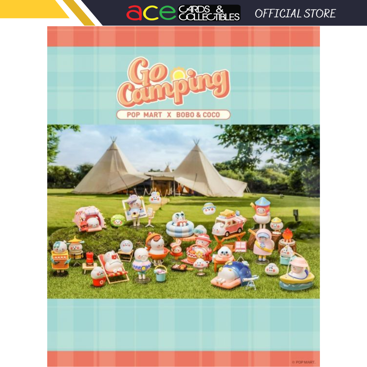 Pop Mart Bobo &amp; Coco Go Camping Series-Single Box (Random)-Pop Mart-Ace Cards &amp; Collectibles
