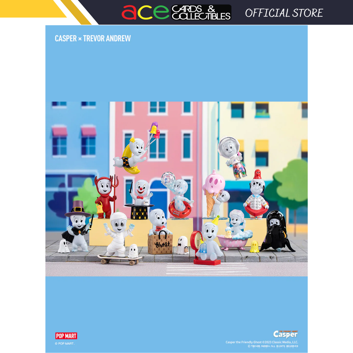 Pop Mart Casper x Trevor Andrew Series-Single Box (Random)-Pop Mart-Ace Cards & Collectibles