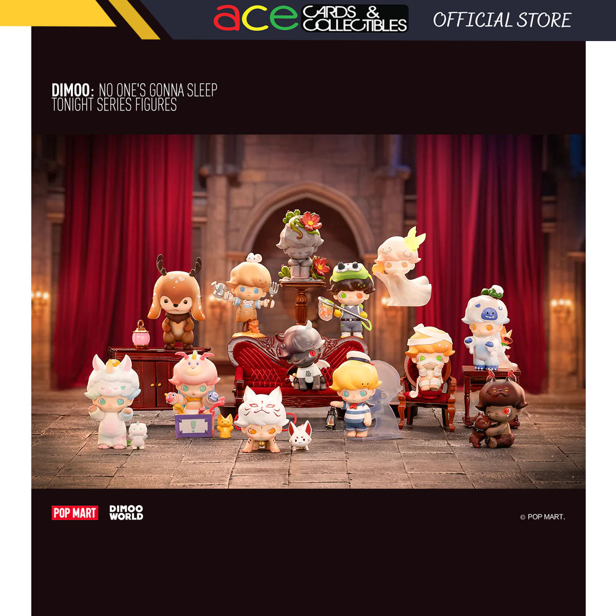 Pop Mart Dimoo No One's Gonna Sleep Tonight Series-Single Box (Random)-Pop Mart-Ace Cards & Collectibles