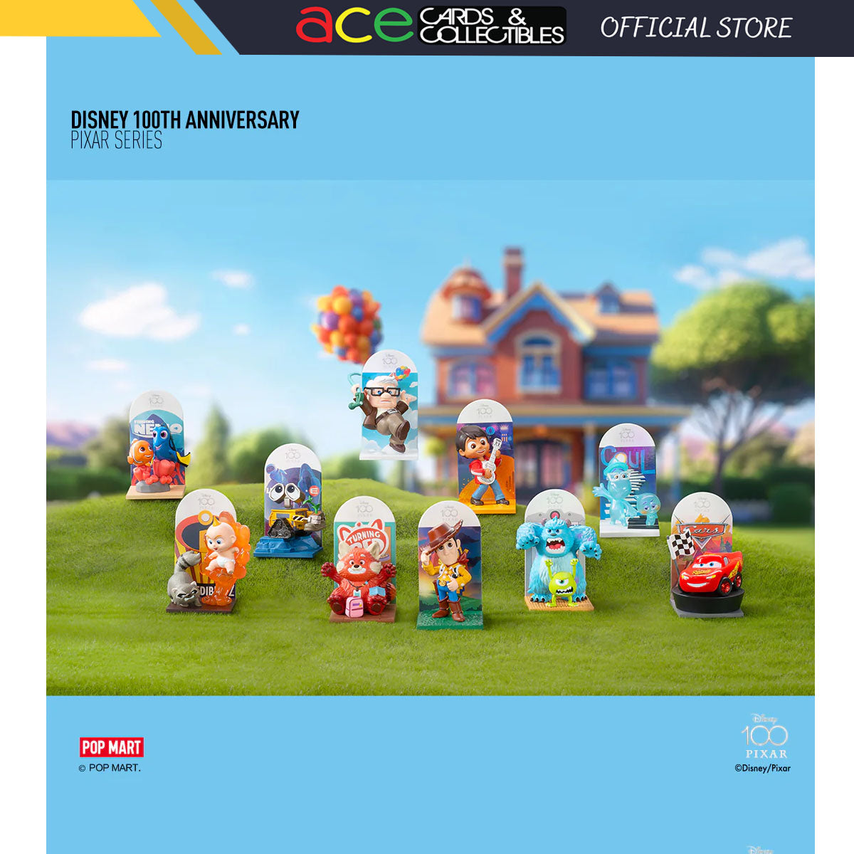 Pop Mart Disney 100th Anniversary Pixar Series-Single Box (Random)-Pop Mart-Ace Cards & Collectibles