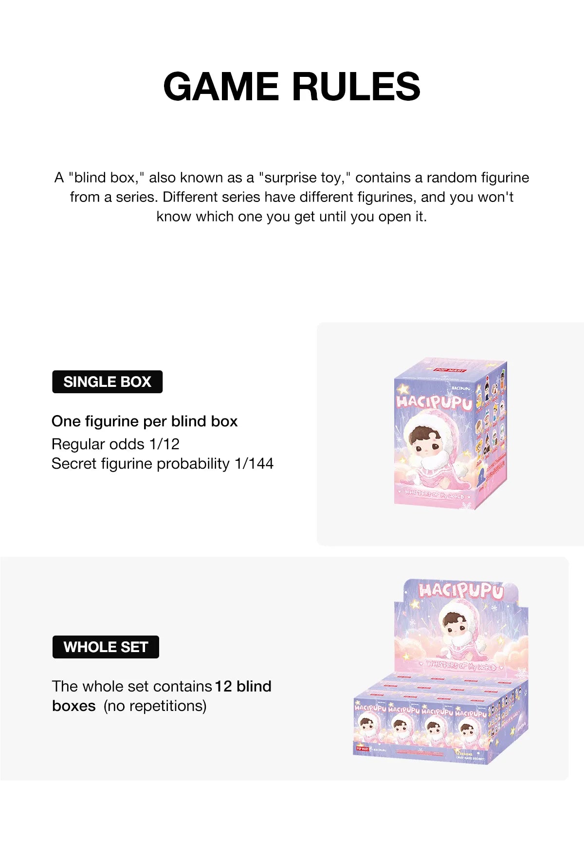 Pop Mart HACIPUPU Whispers of My World Series Figures-Single Box (Random)-Pop Mart-Ace Cards & Collectibles