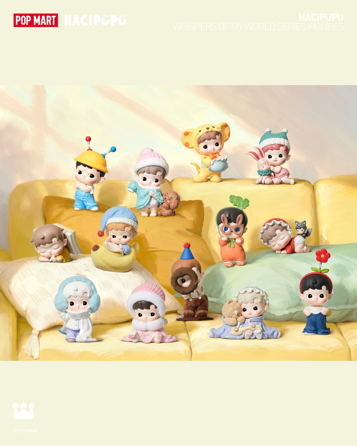 Pop Mart HACIPUPU Whispers of My World Series Figures-Single Box (Random)-Pop Mart-Ace Cards & Collectibles