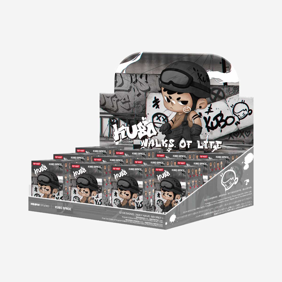 Pop Mart Kubo Walks of Life Series-Display Box (12pcs)-Pop Mart-Ace Cards &amp; Collectibles