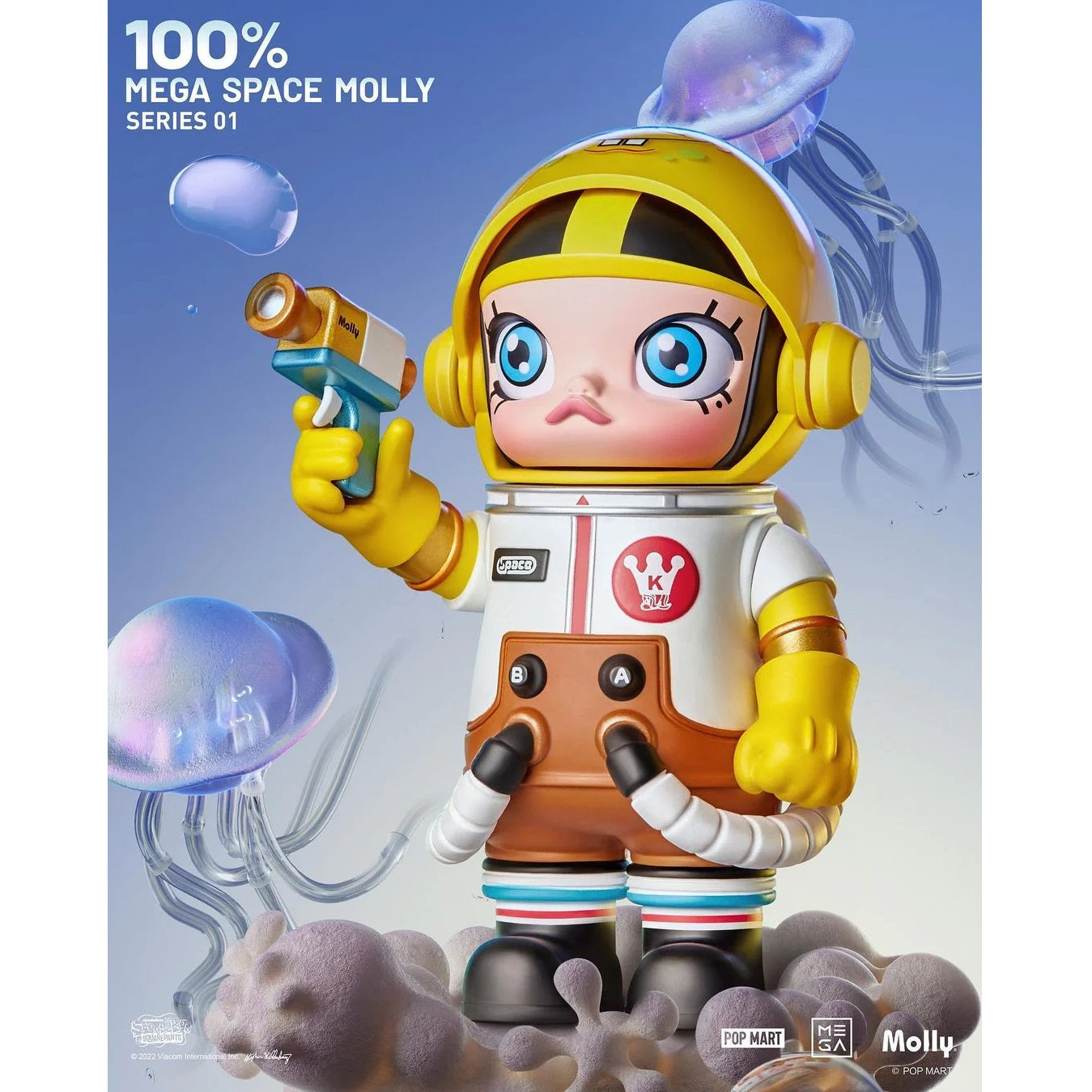Pop Mart Mega Space Molly 100% Series 1-Single Box (Random)-Pop Mart-Ace Cards & Collectibles