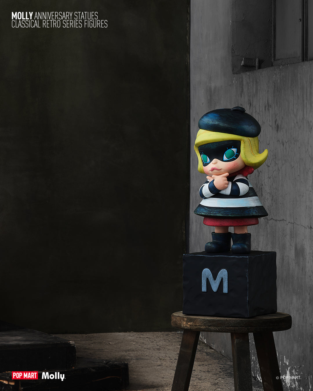 Pop Mart Molly Anniversary Statues Classical Retro Figure Series-Single Box (Random)-Pop Mart-Ace Cards & Collectibles