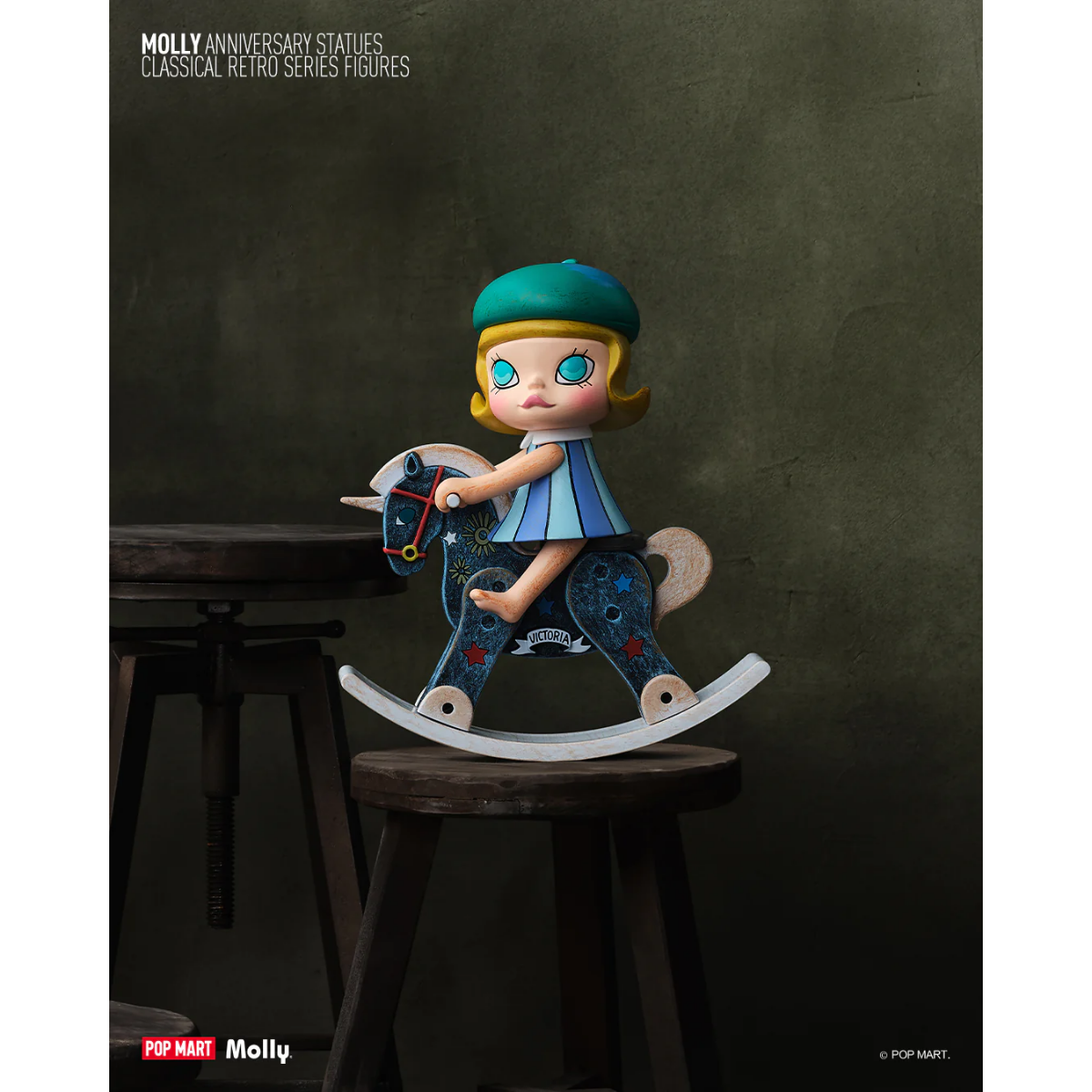 Pop Mart Molly Anniversary Statues Classical Retro Figure Series-Single Box (Random)-Pop Mart-Ace Cards & Collectibles