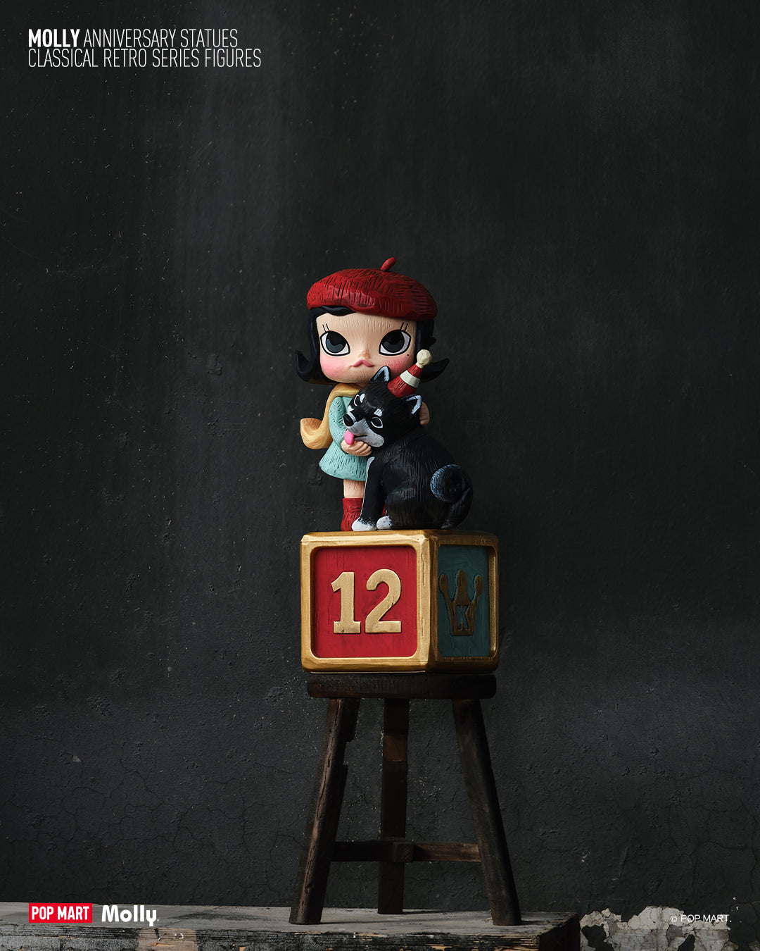 Pop Mart Molly Anniversary Statues Classical Retro Figure Series-Single Box (Random)-Pop Mart-Ace Cards & Collectibles