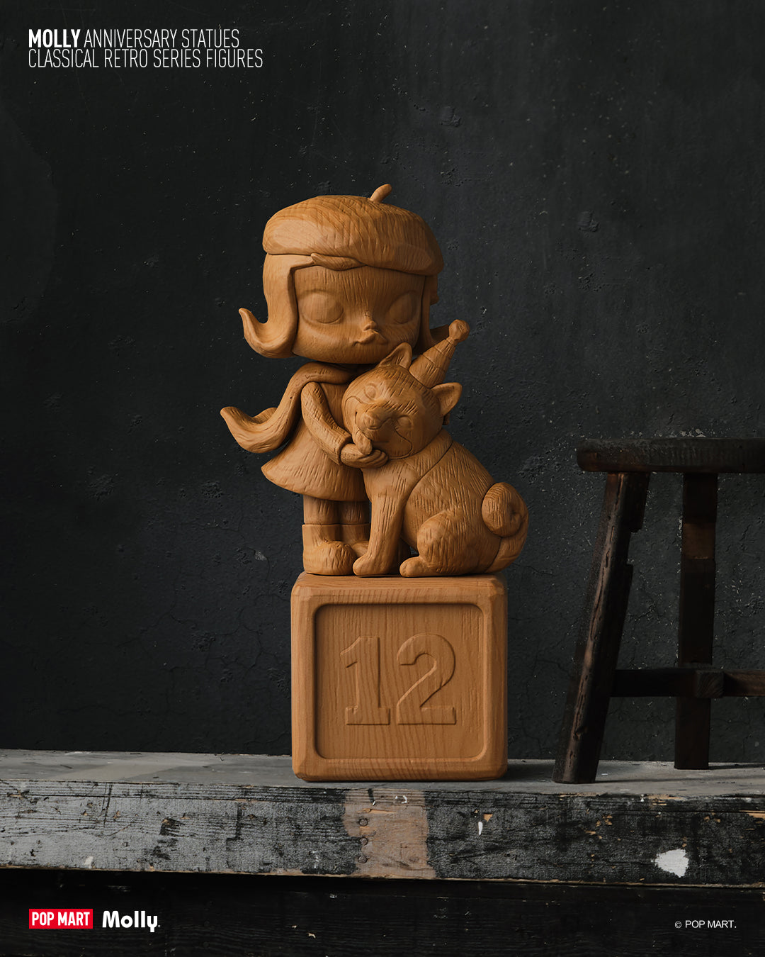 Pop Mart Molly Anniversary Statues Classical Retro Figure Series-Single Box (Random)-Pop Mart-Ace Cards & Collectibles
