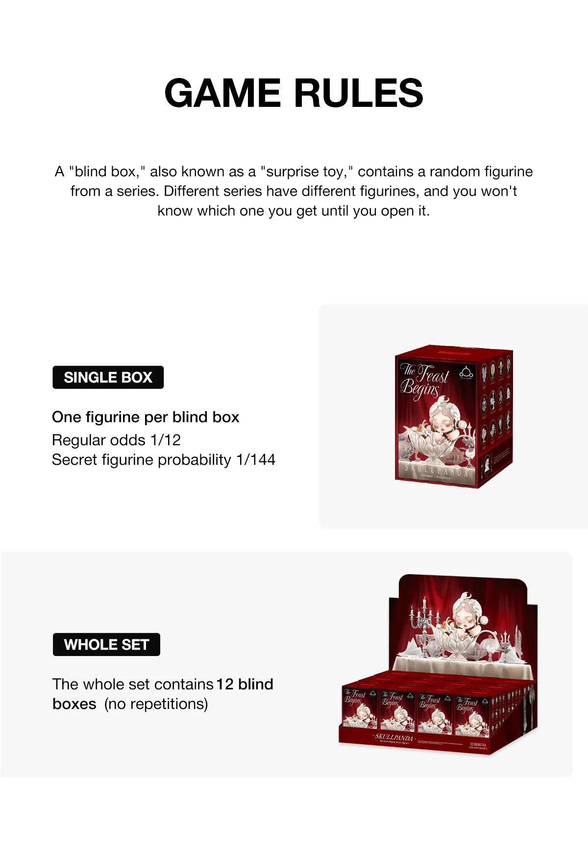 Pop Mart SKULLPANDA The Feast Begins Series Figures-Single Box (Random)-Pop Mart-Ace Cards & Collectibles