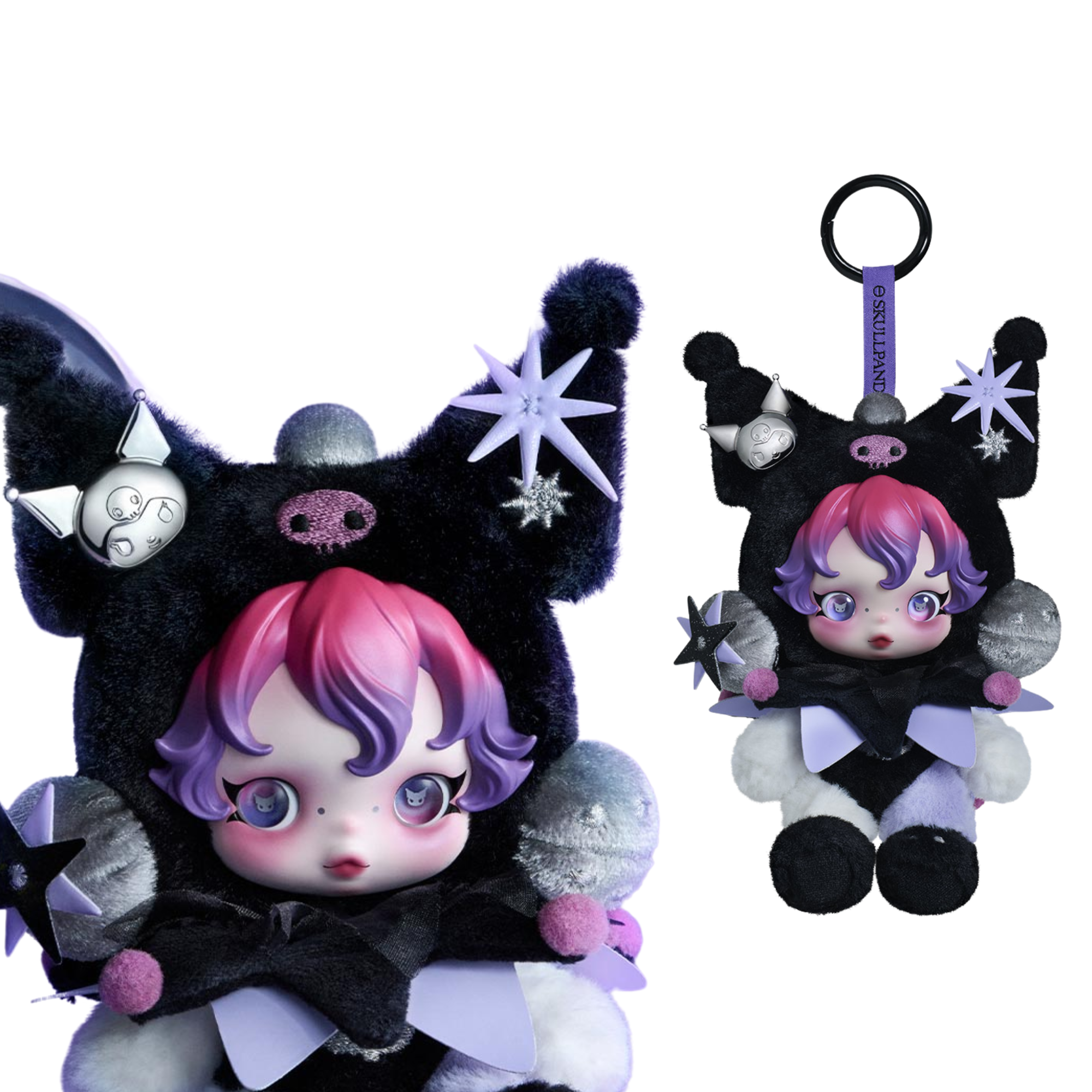 Pop Mart Skull Panda x Kuromi Plush - Ace Cards Sdn Bhd