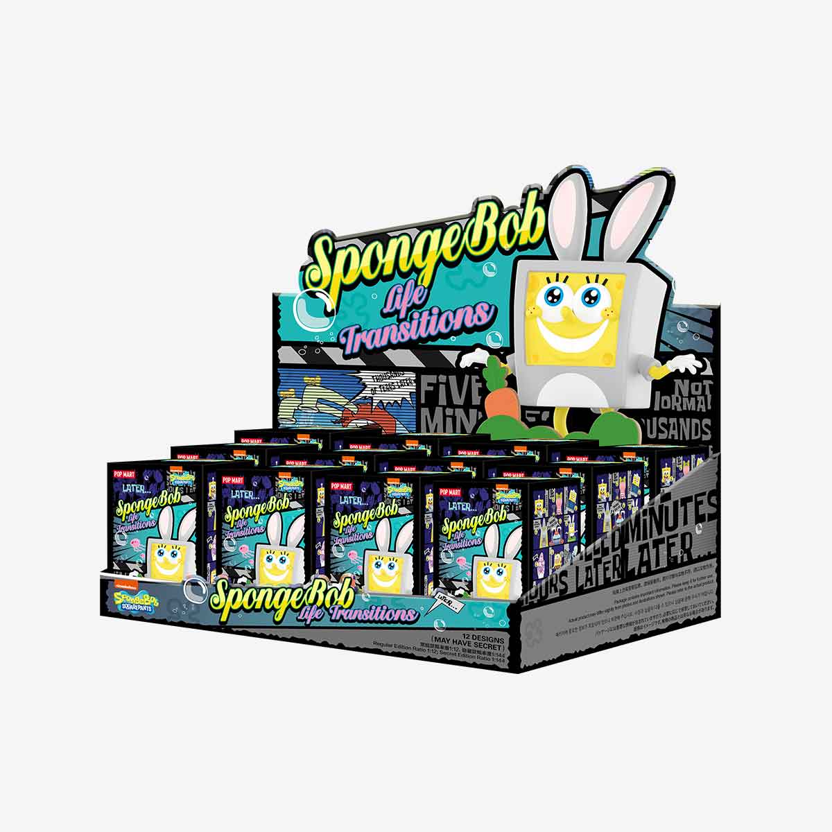 Pop Mart SpongeBob Life Transitions Series-Display Box (12pcs)-Pop Mart-Ace Cards &amp; Collectibles
