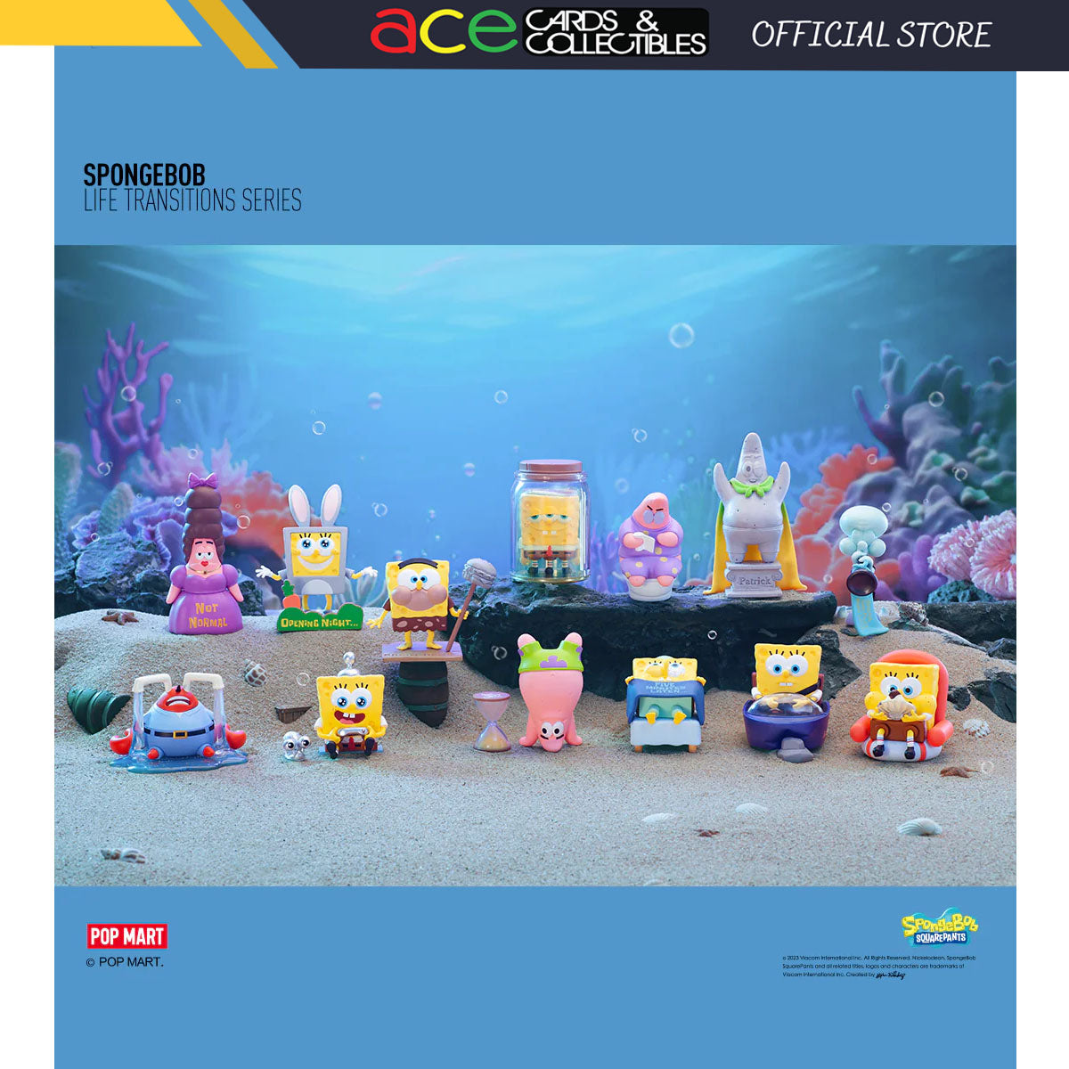 Pop Mart SpongeBob Life Transitions Series-Single Box (Random)-Pop Mart-Ace Cards &amp; Collectibles