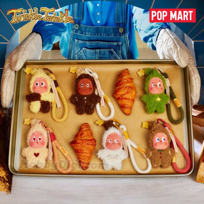 Pop Mart Twinkle Twinkle Savor The Moment Series Fresh Baked Mini Cookies Plush Pendant Series-Single Box (Random)-Pop Mart-Ace Cards & Collectibles