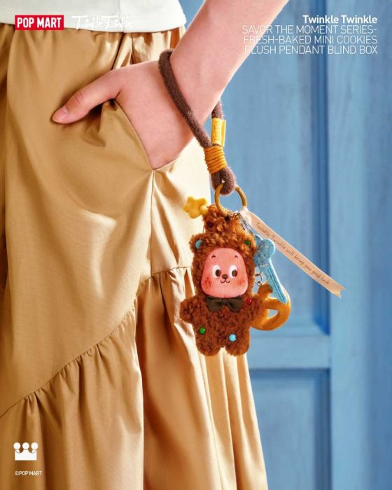 Pop Mart Twinkle Twinkle Savor The Moment Series Fresh Baked Mini Cookies Plush Pendant Series-Single Box (Random)-Pop Mart-Ace Cards & Collectibles